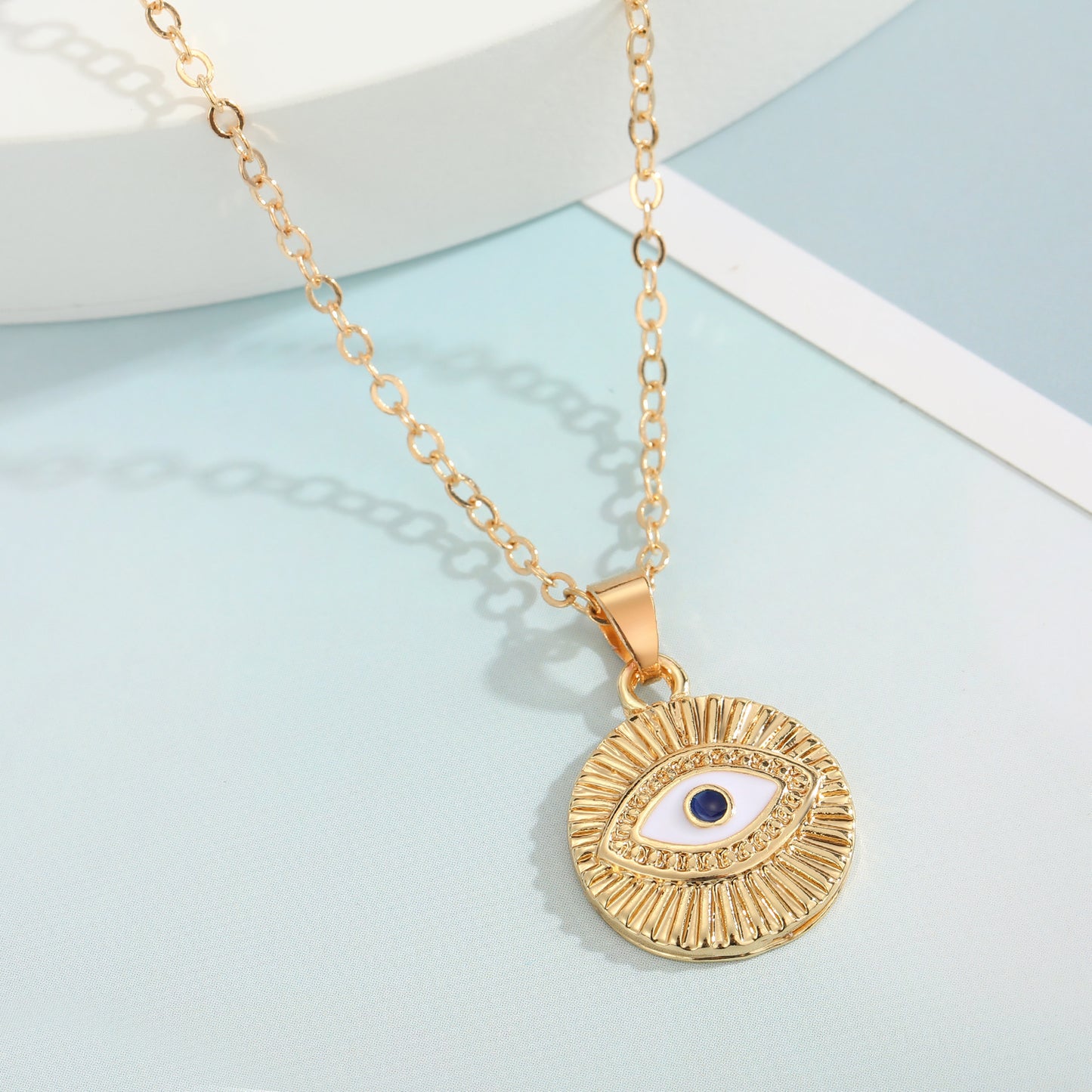 Palm Eye Necklace For Women