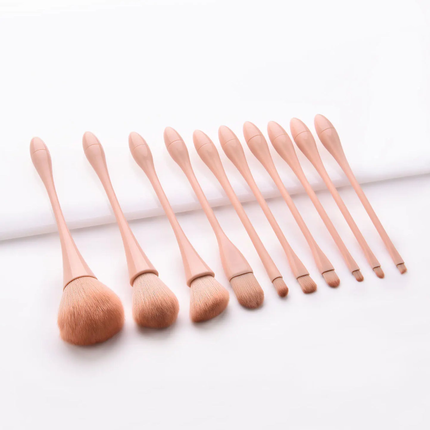 High-End Pink Makeup Brush Set and Tools